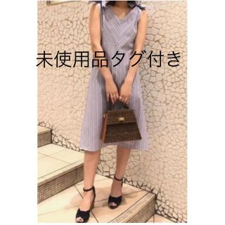 ジュエルチェンジズ ストライプ ひざ丈ワンピース(レディース)の通販