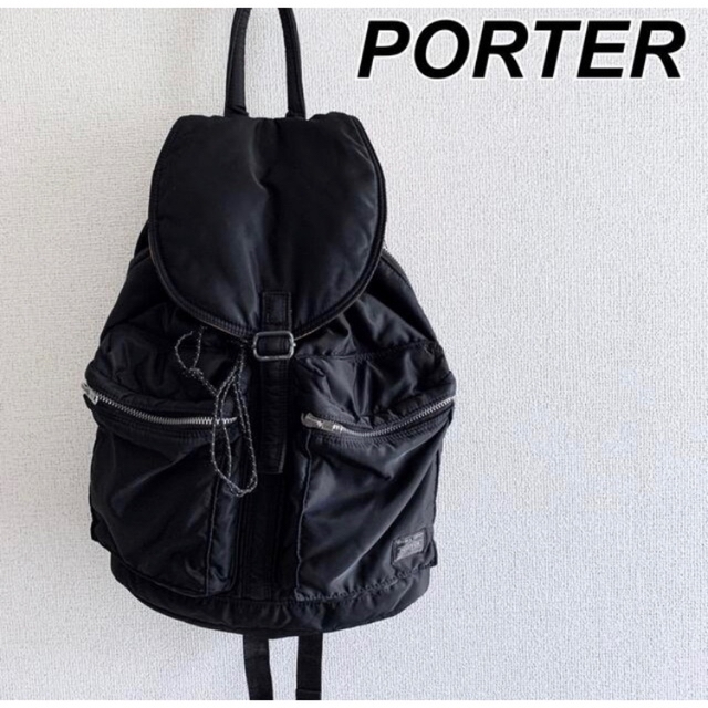 【人気定番】PORTER ポーター　リュック　タンカー　黒　ブラック