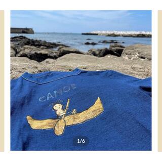 フォーティファイブアール(45R)の45r店舗限定藍染Tシャツ(Tシャツ/カットソー(半袖/袖なし))