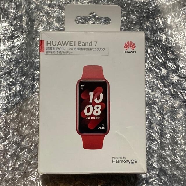 HUAWEI Band 7 フレイムレッド