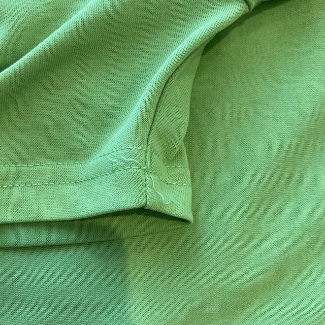 mont bell(モンベル)の【難あり】120 モンベル　Tシャツ　動物バス　黄緑　 キッズ/ベビー/マタニティのキッズ服男の子用(90cm~)(Tシャツ/カットソー)の商品写真