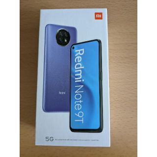 Redmi note 9T 5G　Felica,NFC搭載(スマートフォン本体)