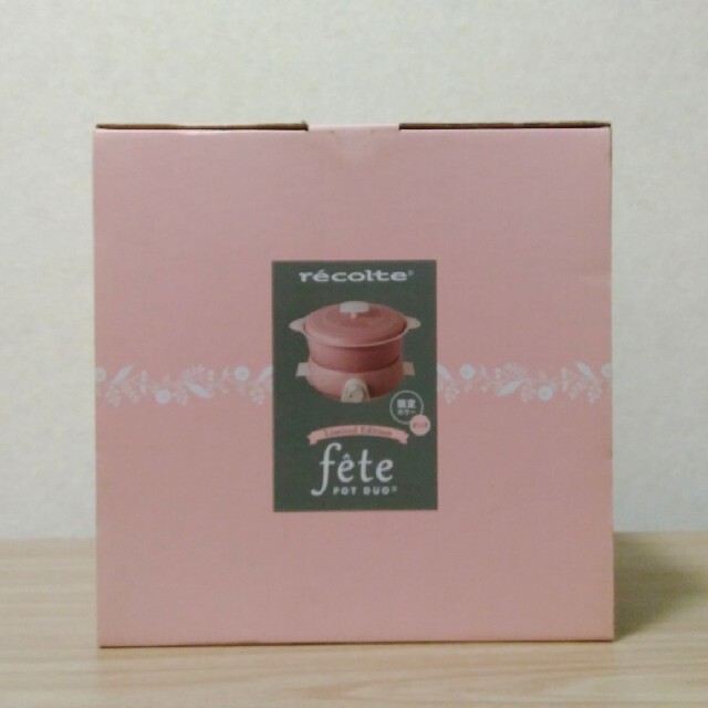 recolte POT DUO fete RPD-3(PINK) 電気鍋 スマホ/家電/カメラの調理家電(調理機器)の商品写真