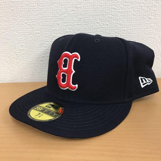 NEW ERA RED SOX UPSIDE DOWN  7 1/2 メンズの帽子(キャップ)の商品写真