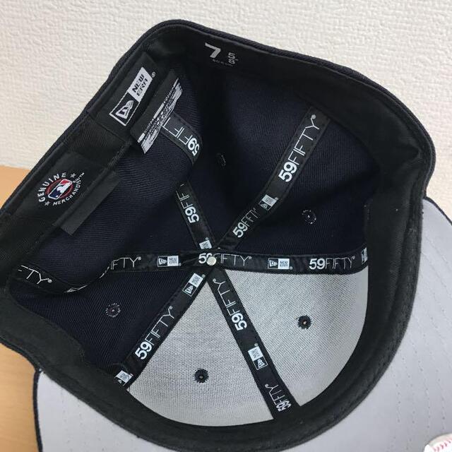 NEW ERA RED SOX UPSIDE DOWN  7 1/2 メンズの帽子(キャップ)の商品写真