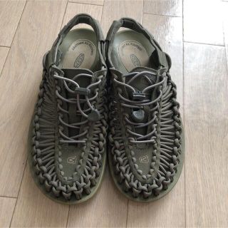 キーン(KEEN)のキーン　ユニーク　25 カーキ(サンダル)