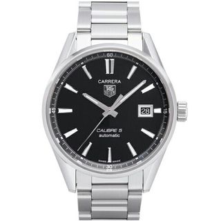 タグホイヤー(TAG Heuer)のタグホイヤー Tag Heuer 腕時計 カレラ キャリバー5 ブラック WAR211A.BA0782(腕時計(デジタル))