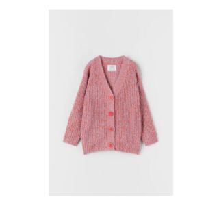 ザラキッズ(ZARA KIDS)の【お値下げ】ZARA kids カーディガン　ピンク　164cm(カーディガン)