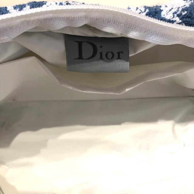 Diorのパイル生地バック