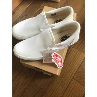 ヴァンズ(VANS)のvans デッキシューズ　トゥルーホワイト(スニーカー)