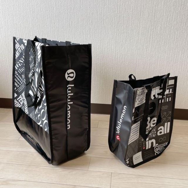 lululemon(ルルレモン)のルルレモン lululemon ショッパー トートバッグ 大小2枚セット レディースのバッグ(トートバッグ)の商品写真