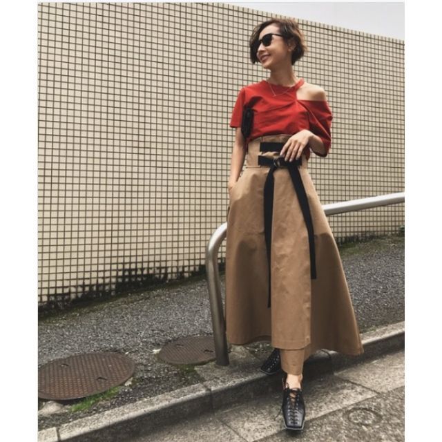 アメリヴィンテージ  DOUBLE TAPE BELT SKIRT