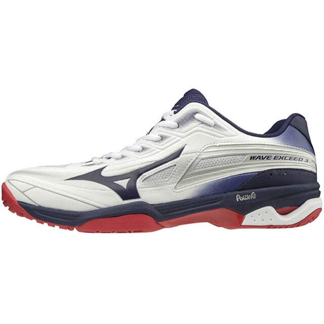 MIZUNO - MIZUNO ミズノ テニスシューズ ウエーブエクシード3 OC白