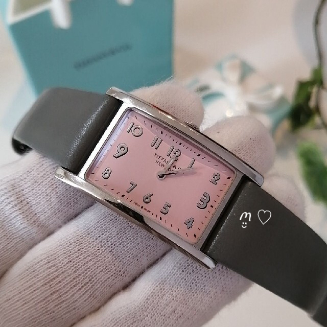 Tiffany & Co. - ティファニー　Tiffany イーストウエスト ミニ　ウォッチ　腕時計　ピンク