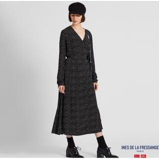 ユニクロ(UNIQLO)のUNIQLO☆INES レーヨン星柄ワンピース(ロングワンピース/マキシワンピース)