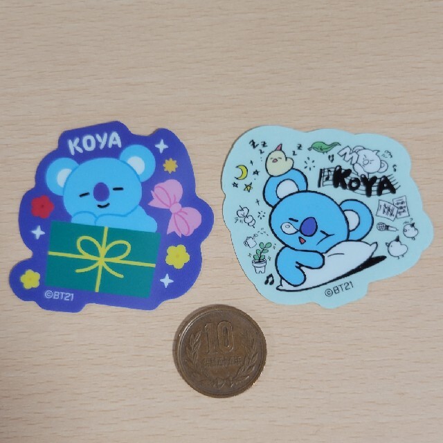 BT21(ビーティーイシビル)のステッカー　KOYA エンタメ/ホビーのCD(K-POP/アジア)の商品写真