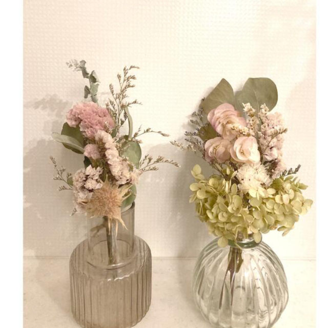 オープニング大セール】 ドライフラワー ミニスワッグ ミニブーケ 2束セット ♡ドライフラワー ミニスワッグ ミニブーケ 2束セット