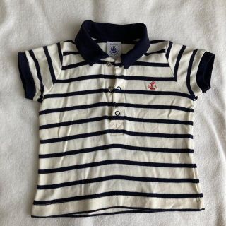 プチバトー(PETIT BATEAU)のポロシャツ　プチバトー　6m67cm(シャツ/カットソー)