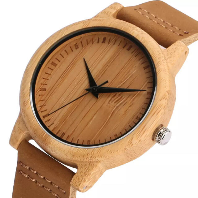 女性用】竹製腕時計
