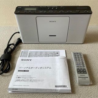 ソニー(SONY)のSONY ZS-E80 パーソナルオーディオシステム CDラジオ ホワイト(ラジオ)