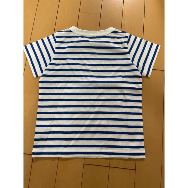 mikihouse(ミキハウス)のミキハウス　ブラックベア　ボーダーTシャツ　100センチ キッズ/ベビー/マタニティのキッズ服男の子用(90cm~)(Tシャツ/カットソー)の商品写真