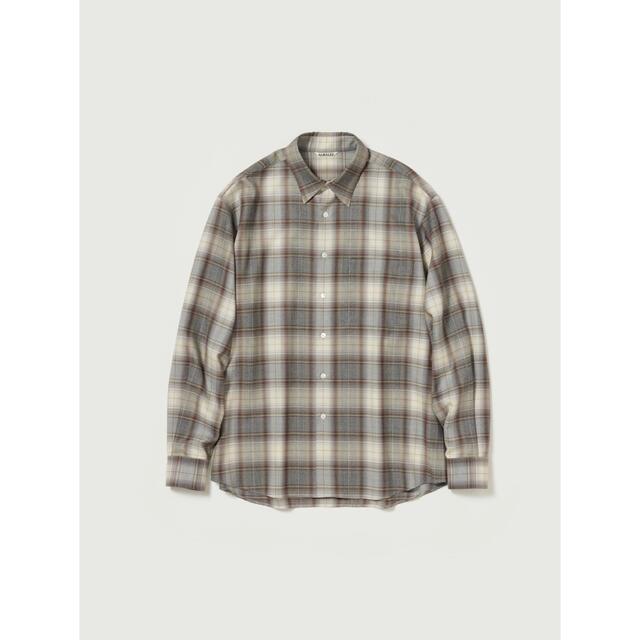 AURALEE 22AW  SUPER LIGHT WOOL SHIRTS