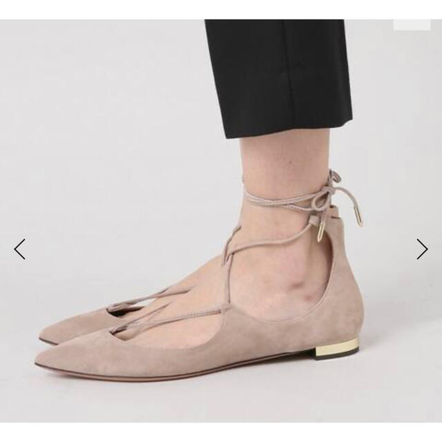 Aquazzura(アクアズーラ)のアクアズーラ　ドゥーズィエムクラス購入　レースアップフラットシューズ レディースの靴/シューズ(その他)の商品写真