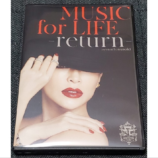 浜崎あゆみ「MUSIC for LIFE return」DVD バンダナ 写真集 エンタメ/ホビーのDVD/ブルーレイ(ミュージック)の商品写真