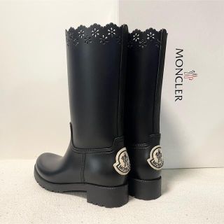 モンクレール(MONCLER)のモンクレール レインブーツ ワッペン付き 美品(レインブーツ/長靴)