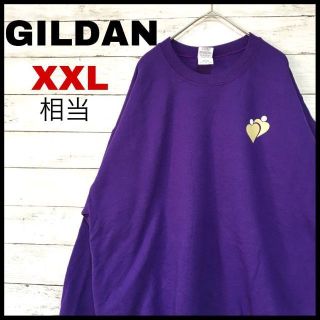 ギルタン(GILDAN)の999 US古着 GILDAN USA製 ロゴグラフィック スウェット2XL相当(スウェット)