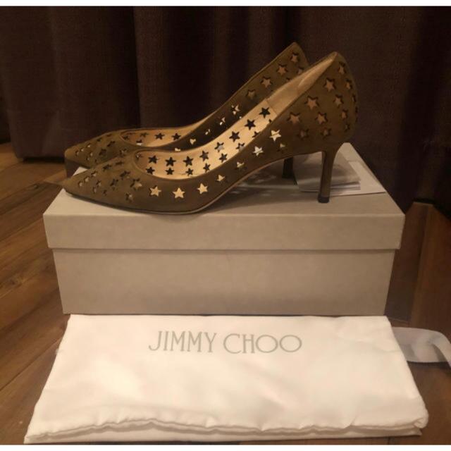 JIMMY CHOO ジミーチュウ ハイヒール パンチング 星 ピンク 24cm