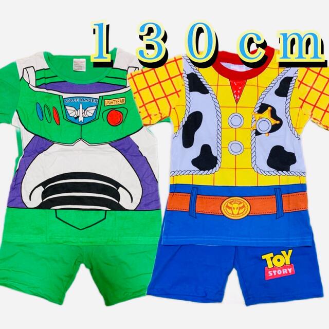 トイストーリー　パジャマ　半袖　130 キッズ/ベビー/マタニティのキッズ服男の子用(90cm~)(パジャマ)の商品写真