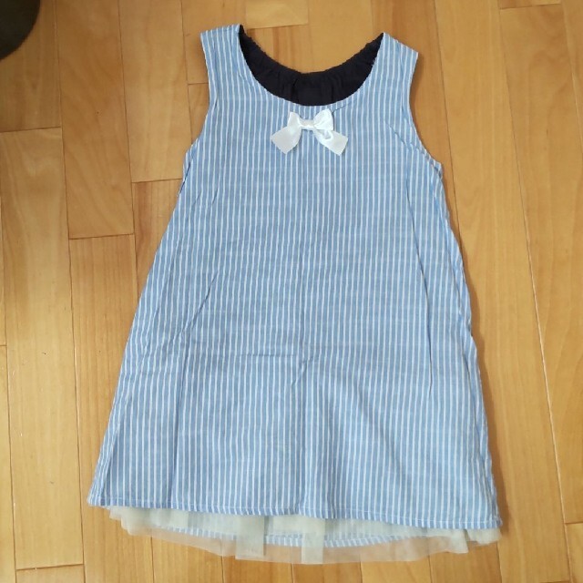 ScoLar(スカラー)のscolarリバーシブルワンピース キッズ/ベビー/マタニティのキッズ服女の子用(90cm~)(ワンピース)の商品写真