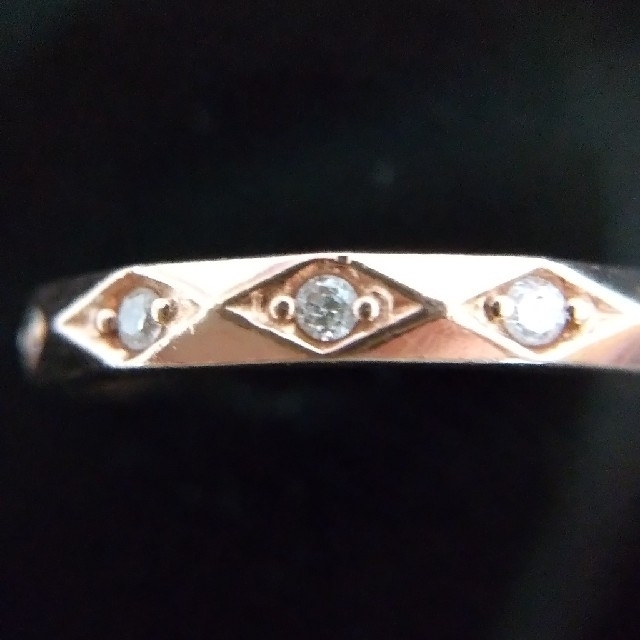 agete(アガット)のK10メレダイアモンド入りagete（アガット）のリング レディースのアクセサリー(リング(指輪))の商品写真