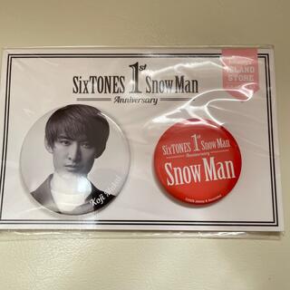 Snow Man - SnowMan 1st Anniversary 缶バッジ