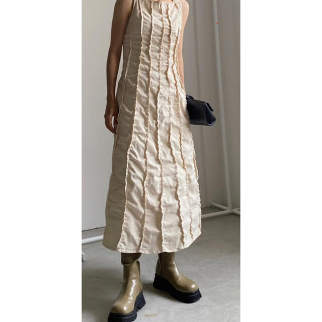 AMERI CUT OFF SEAM PUCKERING DRESS kmtruck.com.br