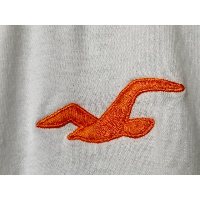 Hollister(ホリスター)のホリスター  襟ぐりオレンジ　Tシャツ メンズのトップス(Tシャツ/カットソー(半袖/袖なし))の商品写真