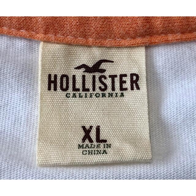 Hollister(ホリスター)のホリスター  襟ぐりオレンジ　Tシャツ メンズのトップス(Tシャツ/カットソー(半袖/袖なし))の商品写真