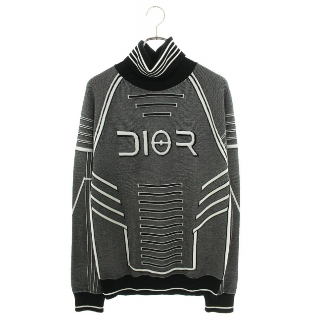 Dior(ディオール)のディオール 19AW 933M620AT969 クレーシングハイネックニット メンズ XL メンズのトップス(ニット/セーター)の商品写真