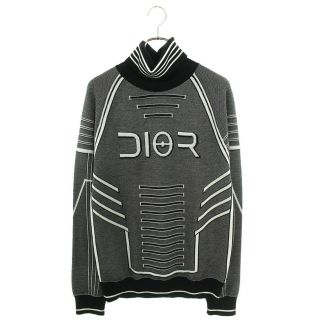 ディオール(Dior)のディオール 19AW 933M620AT969 クレーシングハイネックニット メンズ XL(ニット/セーター)