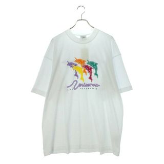 ヴェトモン(VETEMENTS)のヴェトモン 22AW UA53TR190W ドルフィンユニコーンプリントTシャツ  メンズ S(Tシャツ/カットソー(半袖/袖なし))