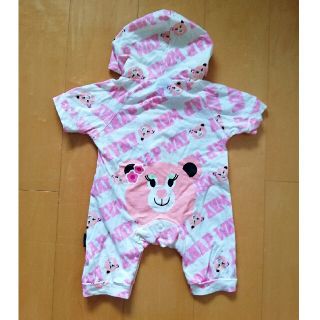 アナップキッズ(ANAP Kids)のANAP way 半袖 ロンパース カバーオール アナップ 70(ロンパース)