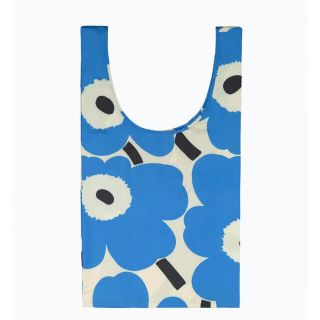 マリメッコ(marimekko)のmarimekko マリメッコ　完売UNIKKOスマートバッグ　ブルー(エコバッグ)