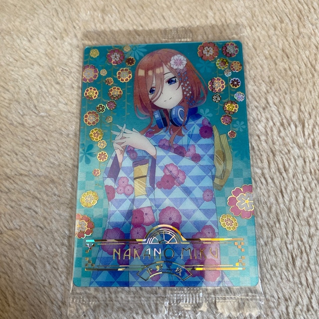 五等分の花嫁　ウエハースカード エンタメ/ホビーのアニメグッズ(カード)の商品写真