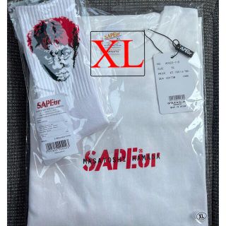 シュプリーム(Supreme)のSAPEur サプール　SCS 大阪　浜田　tシャツ XL ソックス　(Tシャツ/カットソー(半袖/袖なし))