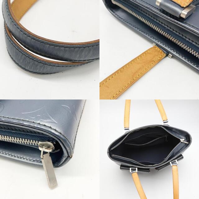 ルイヴィトン M55105 トートバッグ ブルー  LOUIS VUITTON  モノグラムマット