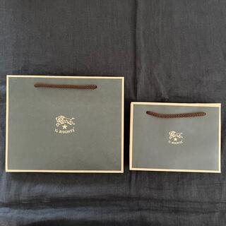 イルビゾンテ(IL BISONTE)のIL BISONTE イルビゾンテ 紙袋  ２枚セット(ショップ袋)