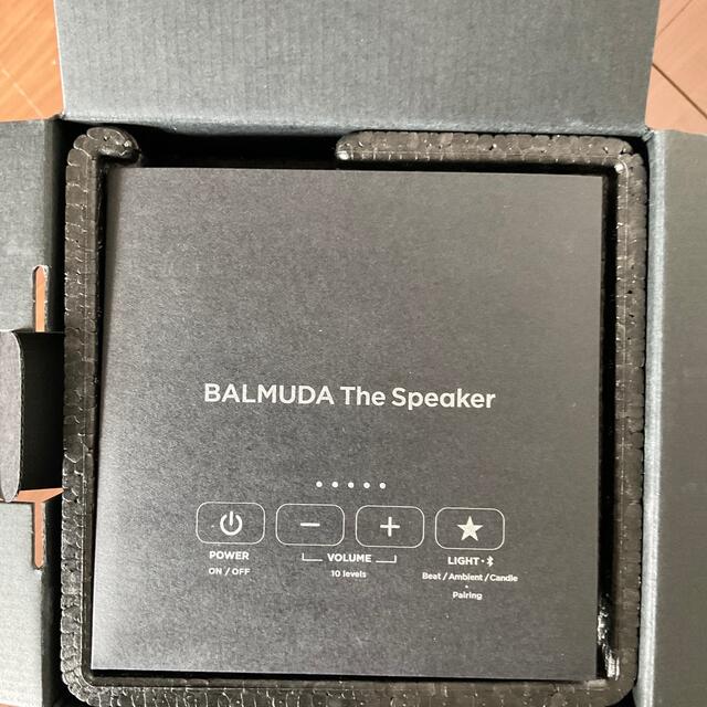 BALMUDA(バルミューダ)のBALMUDA スピーカー M01A-BK スマホ/家電/カメラのオーディオ機器(スピーカー)の商品写真