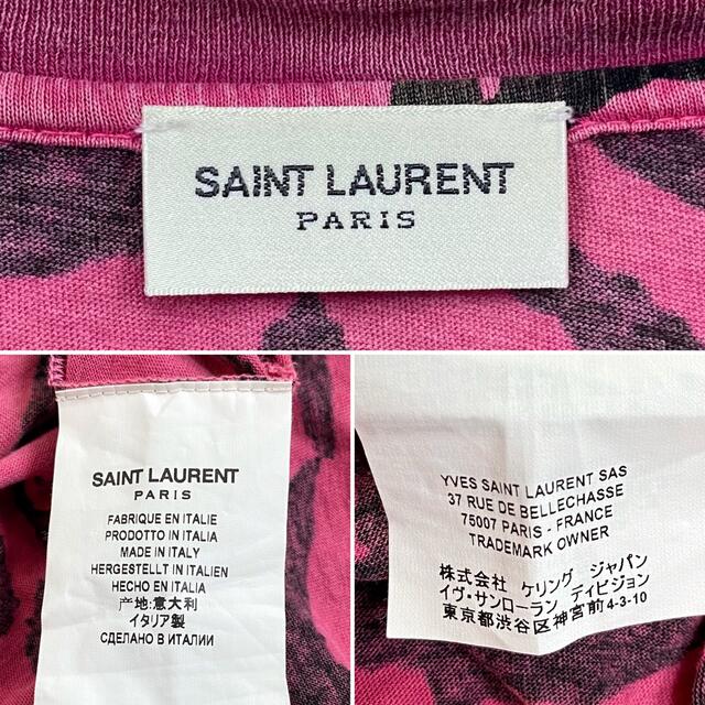 Saint Laurent - 【美品】サンローラン ゼブラ柄 グラフィック Tシャツ ...