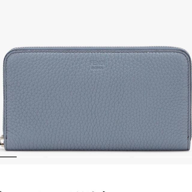 フェンディ FENDI ジップアラウンド 長財布 ライトブルー 8M0299 - 財布